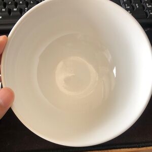 Simple White Ceramic Bowl